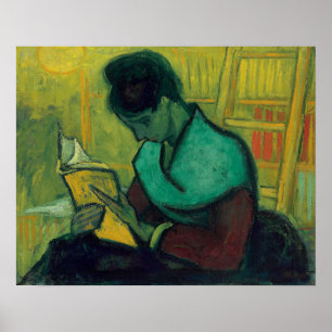Poster Un nouveau lecteur Vincent Van Gogh Peinture