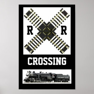 Poster Un Nouveau Look, D'Un Panneau De Traversée De Chem