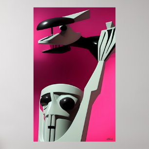 Poster Un oiseau dans la main