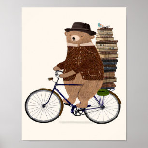 Poster un ours instruit