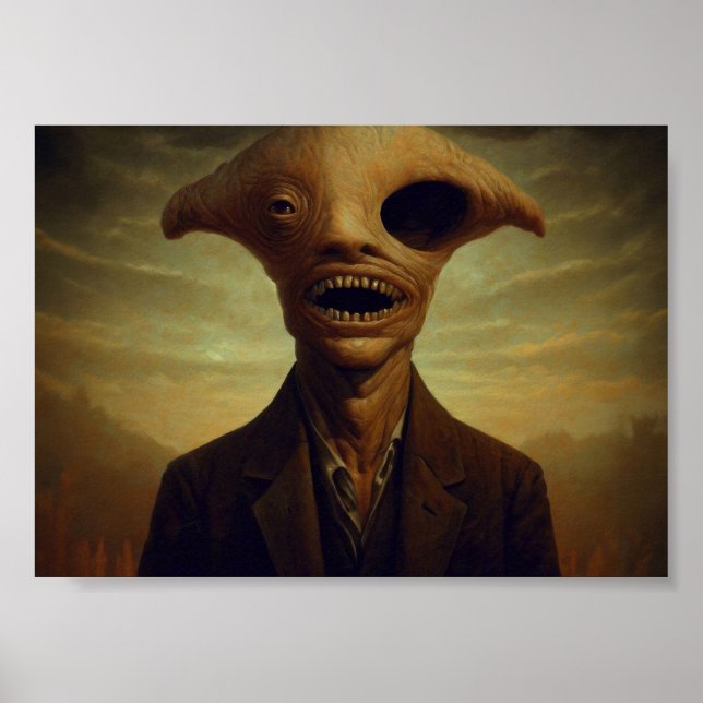 Poster Un Oyed Horror Creator Portrait (Devant)