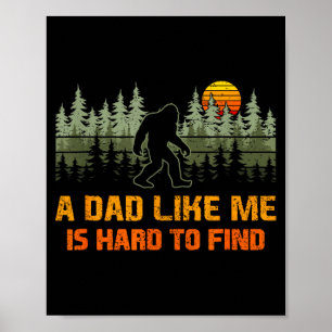 Poster Un papa comme est difficile à trouver Arbres Faune