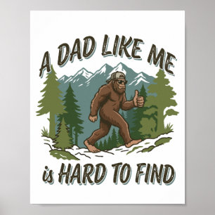 Poster Un papa comme moi est difficile à trouver, joli Bi