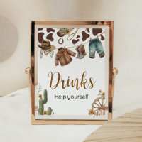 Un Petit Baby shower Cowboy Boissons