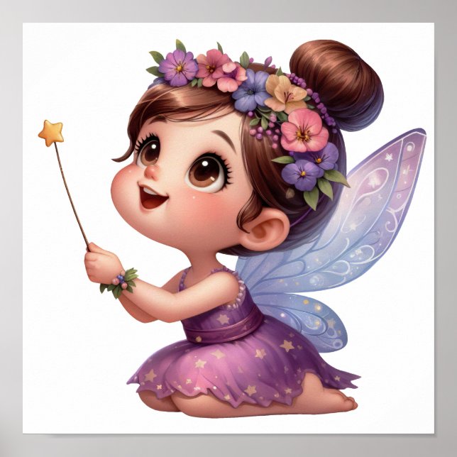 Poster Un petit dessin magique enchanté Fairy (Devant)