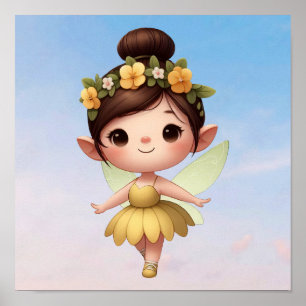 Poster Un petit dessin magique enchanté Fairy