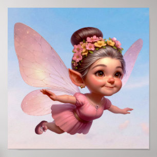 Poster Un petit dessin magique enchanté Fairy
