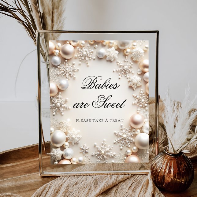 Poster Un petit flocon de neige Les bébés sont doux Prene (Créateur téléchargé)
