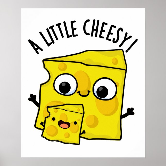 Poster Un Petit Jeu De Nourriture Fantaisante Et Fromage (Devant)