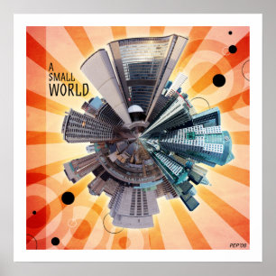 Poster Un petit monde