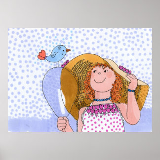 Poster Un Petit Oiseau M'A Dit