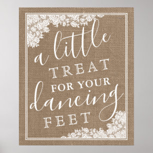 Poster Un Petit Plaisir Pour Vos Pieds De Danse Signal Ma