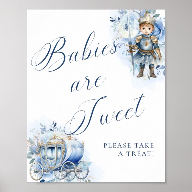 Poster Un Petit Prince Royal Blue Sweets (Devant)
