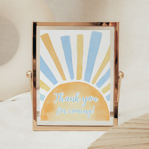 Poster Un petit rayon de Merci solaire pour venir