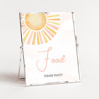 Un petit rayon de soleil Baby shower nourriture
