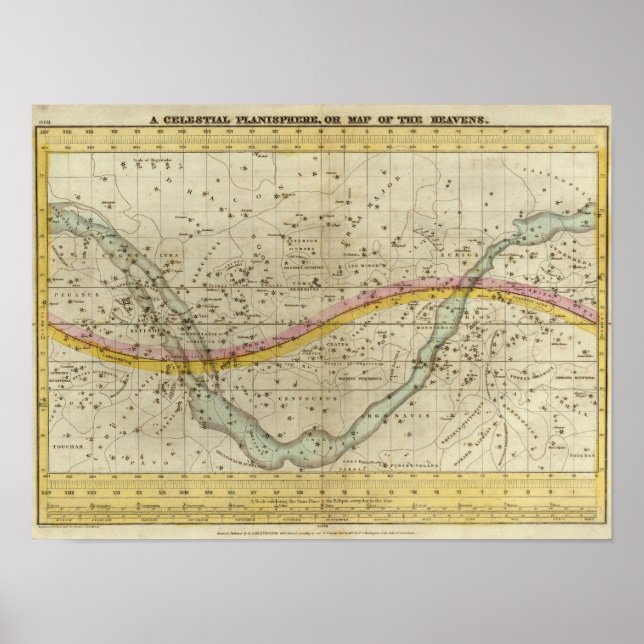 Poster Un Planisphère céleste (Devant)