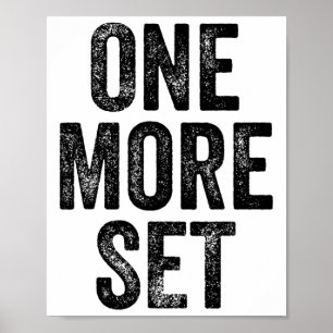Poster Un Plus Set Gym Weightlifter Bodybuilder