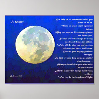 Poster Un poème de prière