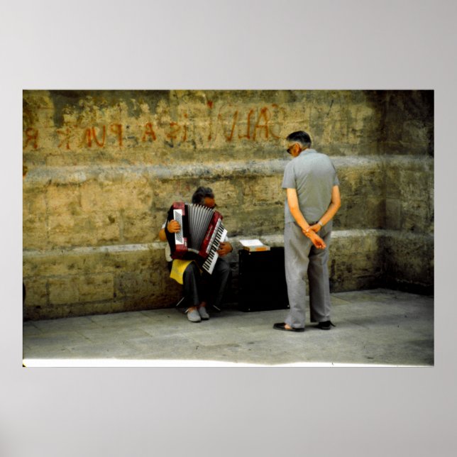 Poster Un public, Valence, Espagne (Devant)