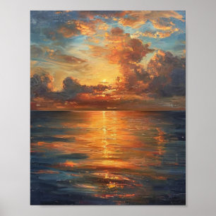 Poster Un reflet radieux de solitude à travers l'infini