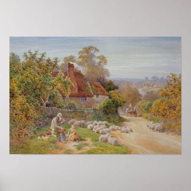 Poster Un repos en chemin (Devant)