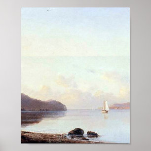 Poster Un ruisseau aux Antilles par Camille Pissarro