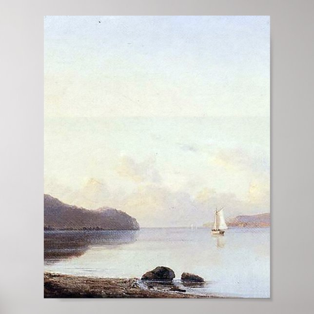 Poster Un ruisseau aux Antilles par Camille Pissarro (Devant)