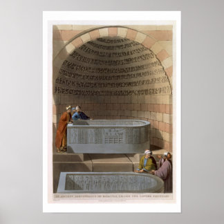 Poster Un Sarcophage antique de Basaltes, appelé Lov