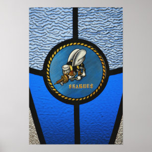 Poster Un seul logo Seabee