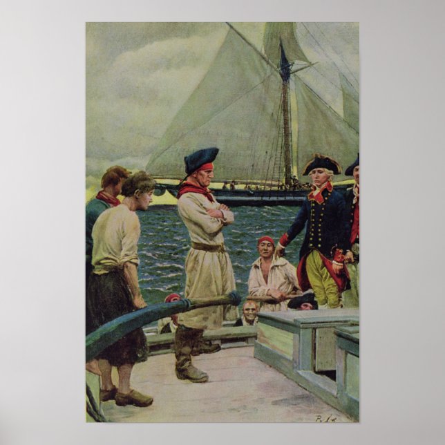 Poster Un soldat américain recevant un prix britannique (Devant)