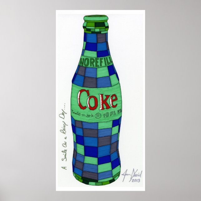 Poster Un sourire aux pluies, Art Print (Devant)