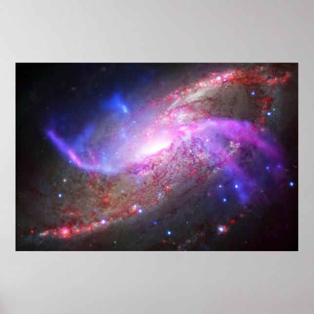 Poster Un Spectacle De Lumière Galactique En Galaxie Spir (Devant)