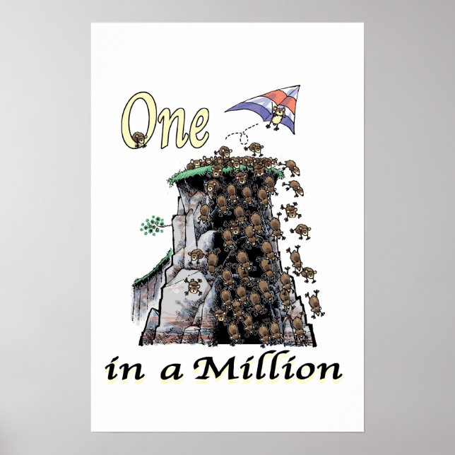 Poster Un sur un million (Devant)