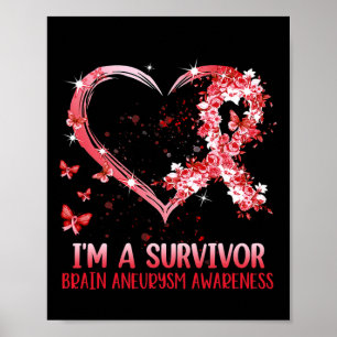 Poster Un survivant Cerveau Aneurysme Sensibilisation Coe