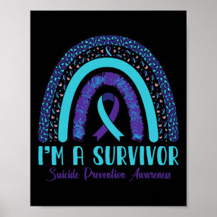 Poster Un Survivant Sensibilisation à la prévention du su
