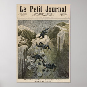 Poster Un terrible accident dans les Alpes