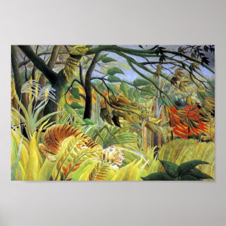 Poster Un tigre dans une tempête tropicale
