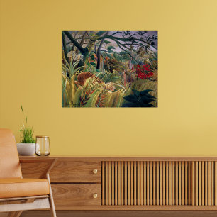 Poster Un tigre dans une tempête tropicale Henri Rousse