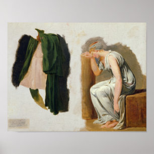 Poster Un toga vert et Camille