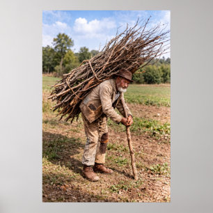 Poster Un Toit de chaume du Wiltshire 1892