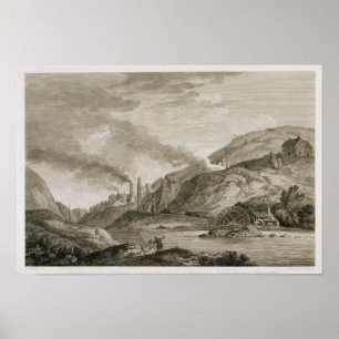 Poster Un travail de fer pour le moulage de Cannon et de 