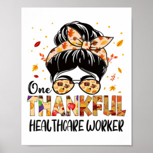 Poster Un Travailleur De La Santé Un Remerciement Thanksg