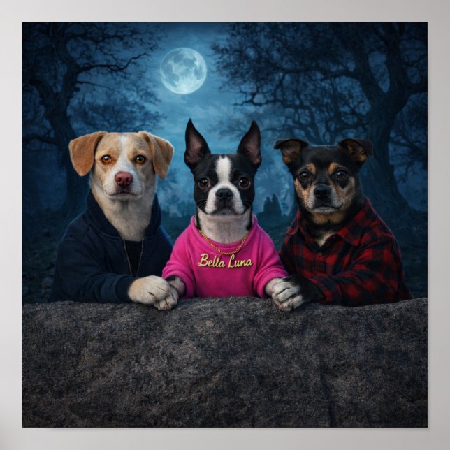 Poster "Un triangle Twilight" (Devant)
