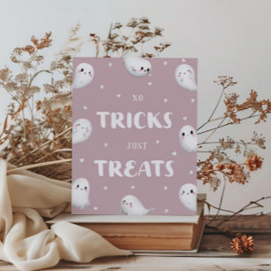 Poster Un Trick Ou Une Tête D'Halloween Éffrayant