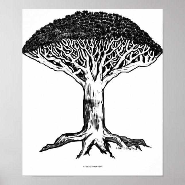 Poster Un Vent Malsain | Arbre de sang de dragon (Devant)