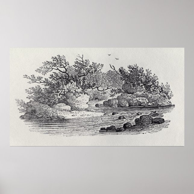 Poster Un virage dans la rivière de 'Histoire de la Grand (Devant)