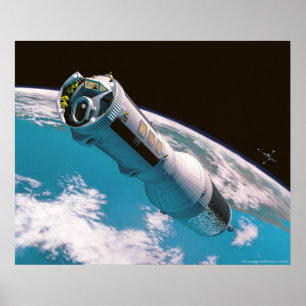 Poster Un vol de routine vers la lune