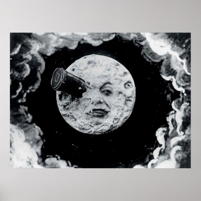 Poster Un voyage sur la Lune (Devant)
