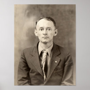 Poster Uncle Creepy - Vintage Halloween Haunted Portrait