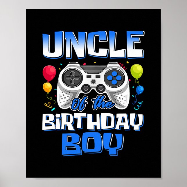Poster Uncle of the Birthday Boy Matching jeu vidéo (Devant)